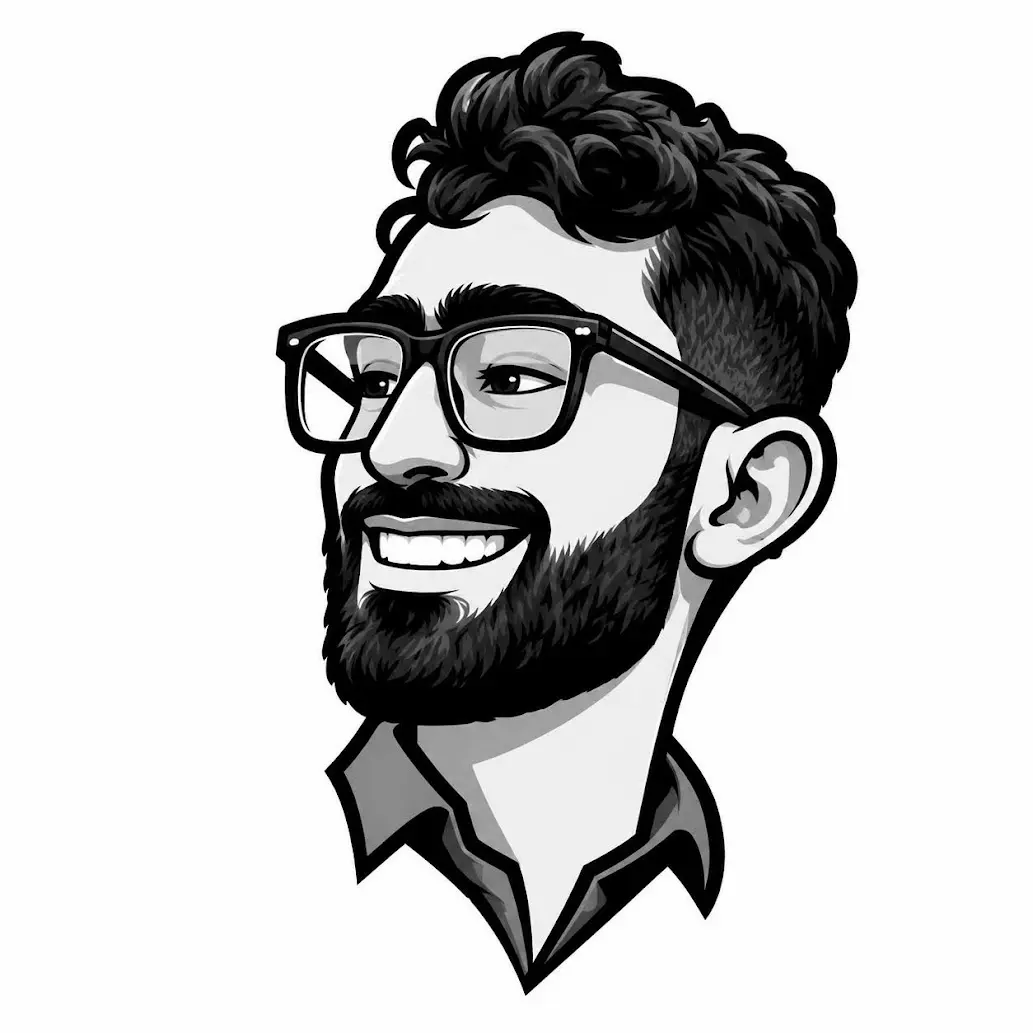 Illustrated portrait of Qaim